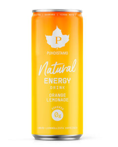JUOMA NATURAL ENERGY DRINK ORANGE LEMONADE 330ML