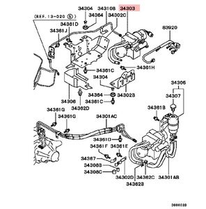 KESKILUKONPUMPPU MITSUBISHI EVO8-9 RS