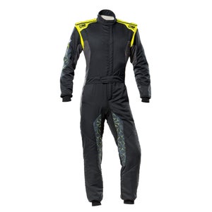 AJOPUKU OMP TECNICA HYBRID 8856-2018 - MUSTA/FLUORO KELTAINEN