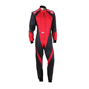 AJOPUKU OMP KARTING KS-3X 8877-2022 - MUSTA/PUNAINEN